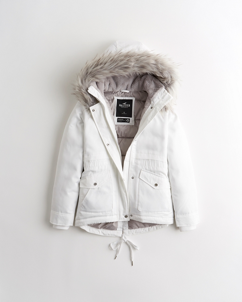 hollister down anorak
