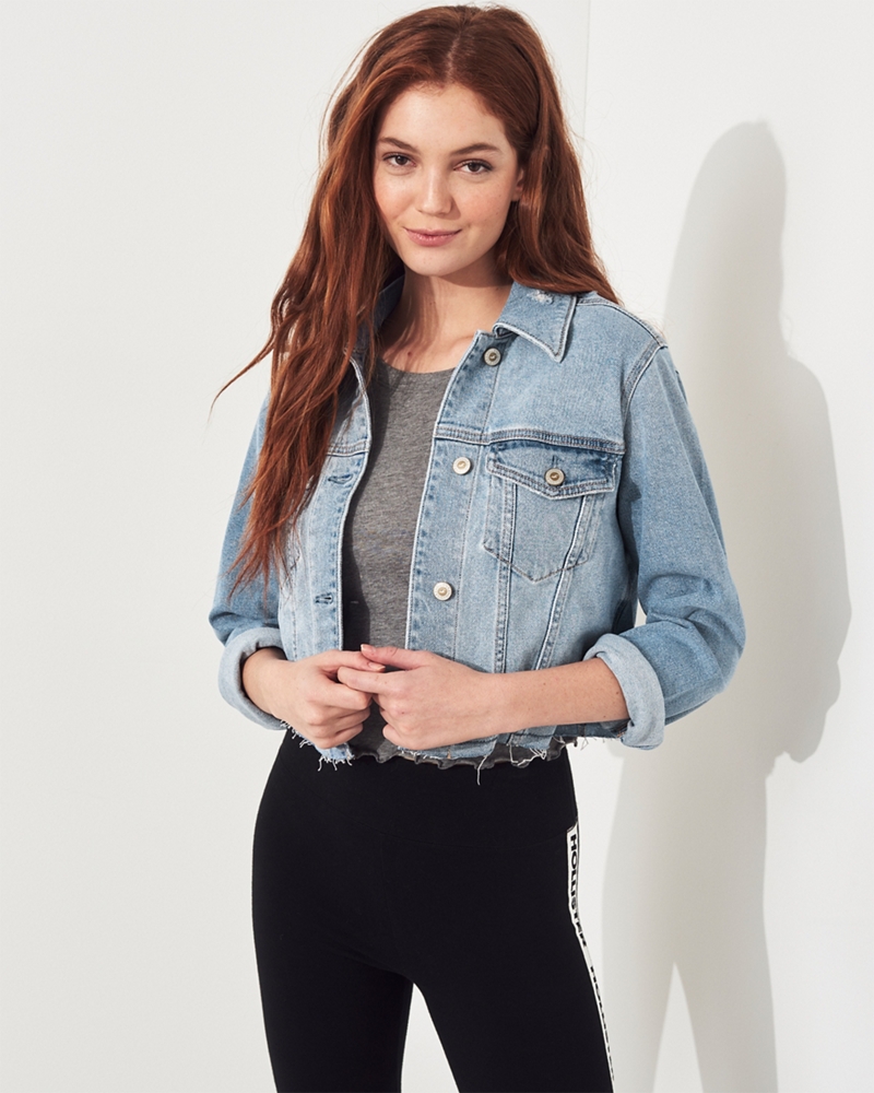 hollister crop jeans