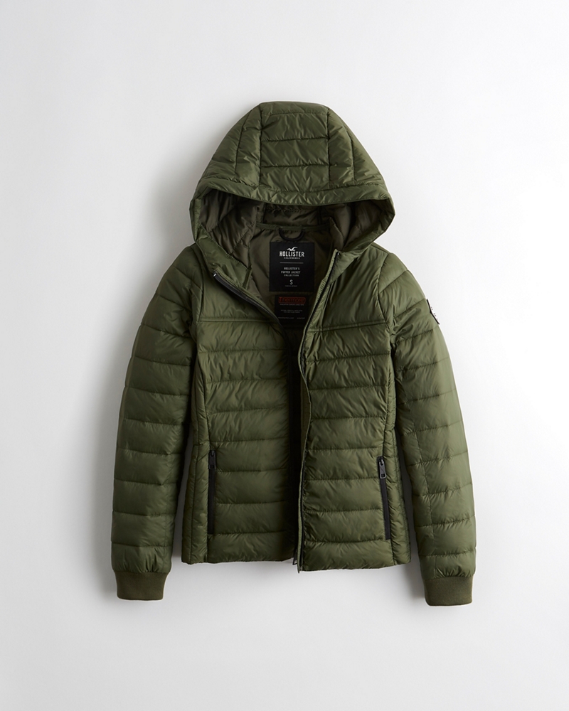 hollister bubble jacket