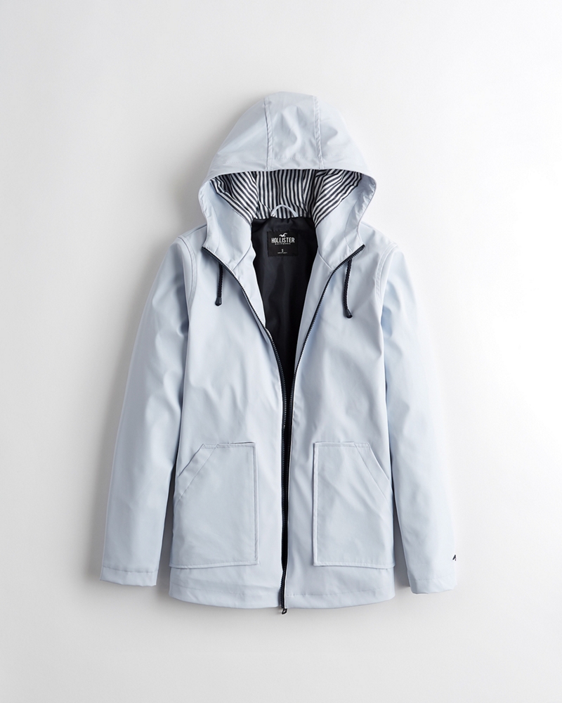 hollister rain jackets