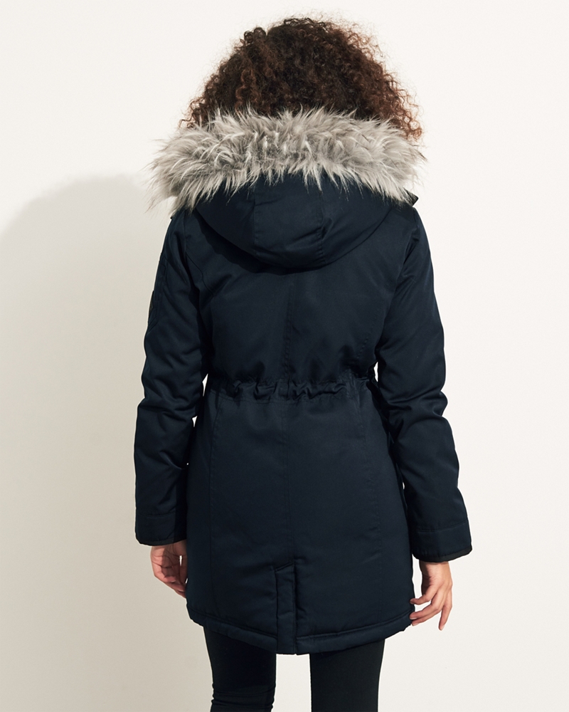 cozy lined down parka hollister