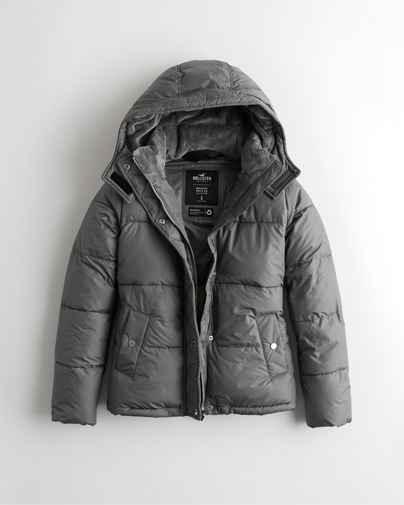 hollister puffer jacket collection