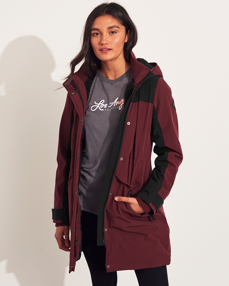 sherpa lined jacket hollister