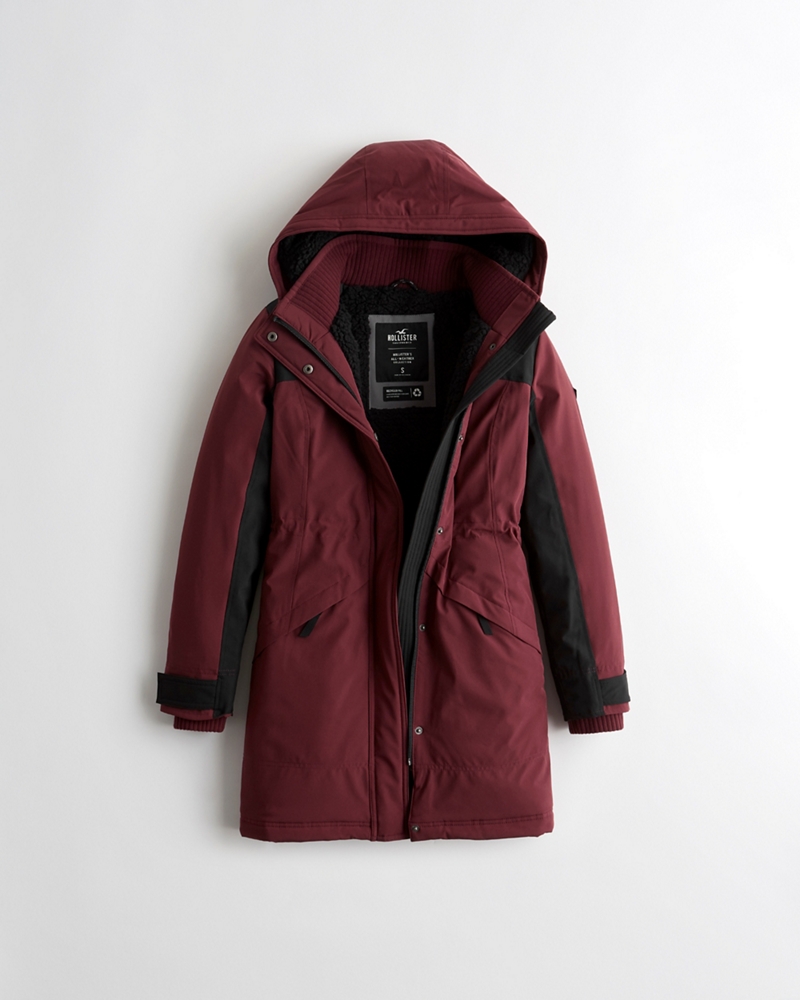 hollister burgundy jacket