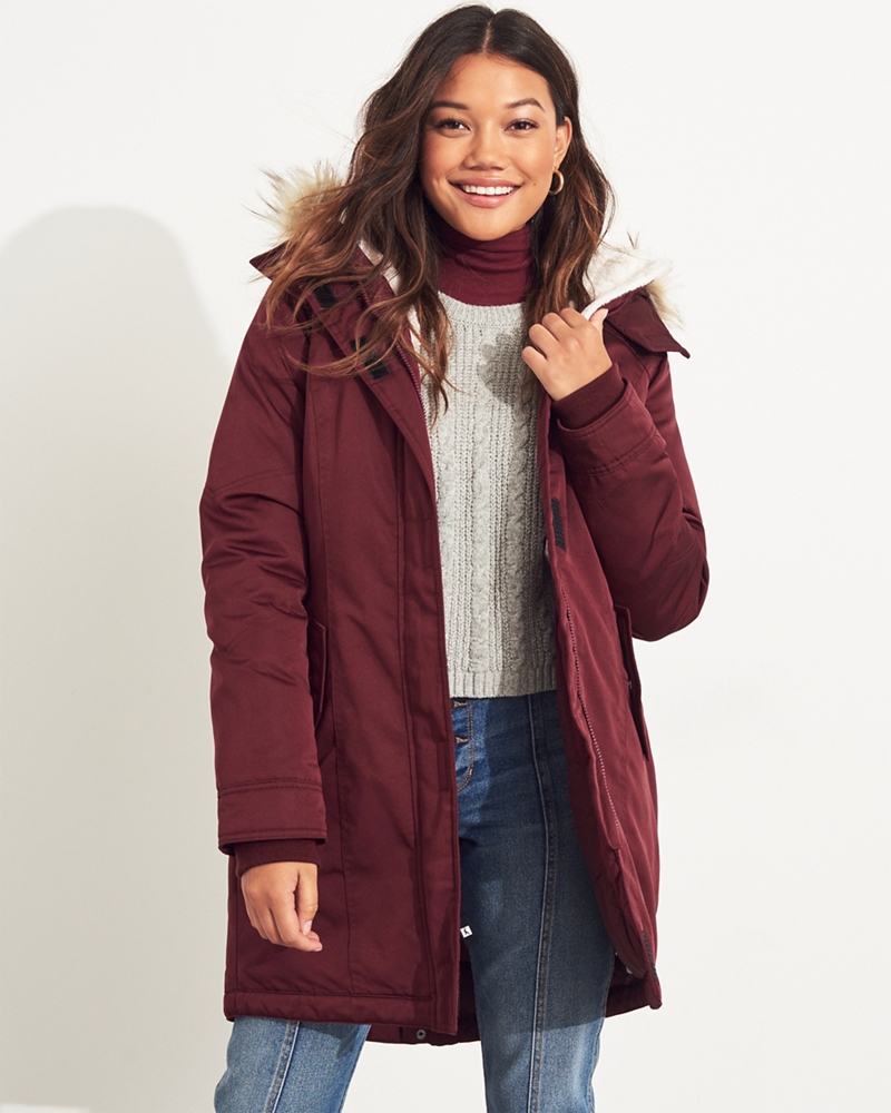 cozy lined parka hollister