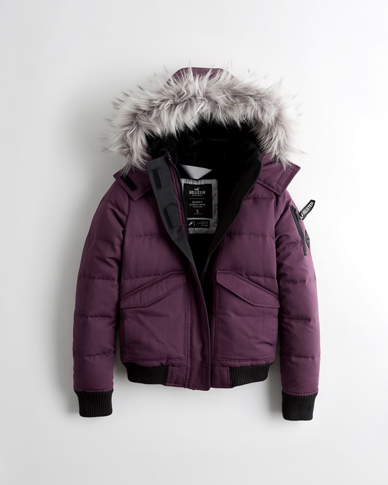 hollister down jacket