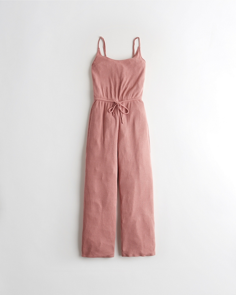 hollister pink jumpsuit