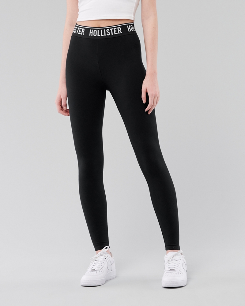 hollister ultra high rise fleece leggings