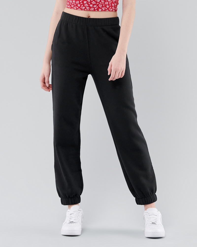 hollister black sweatpants