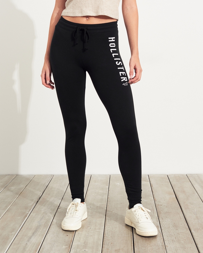 hollister high waisted joggers