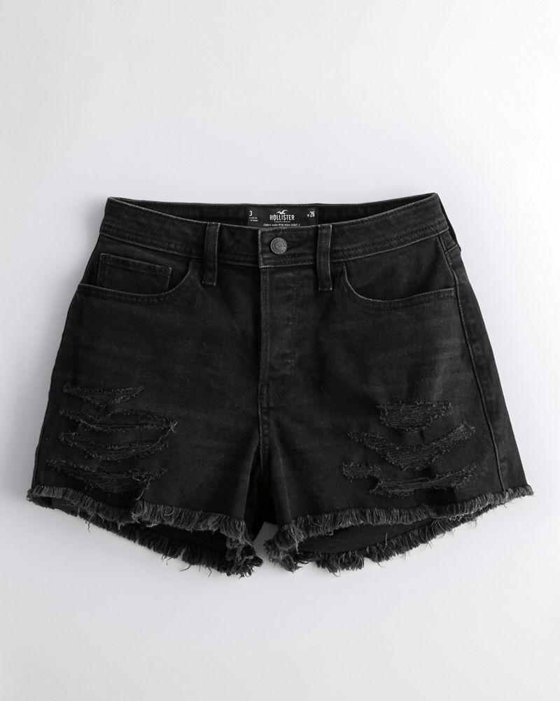 hollister high rise boyfriend shorts