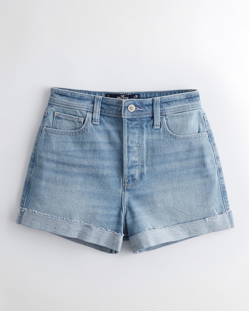 mom shorts hollister