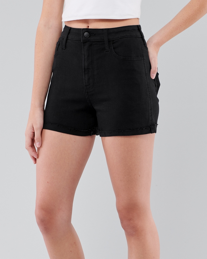 hollister high rise boyfriend shorts