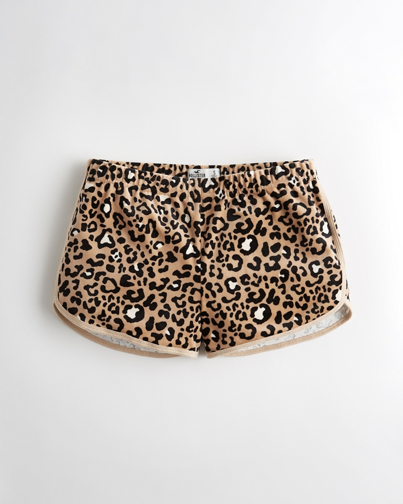 hollister leopard shorts
