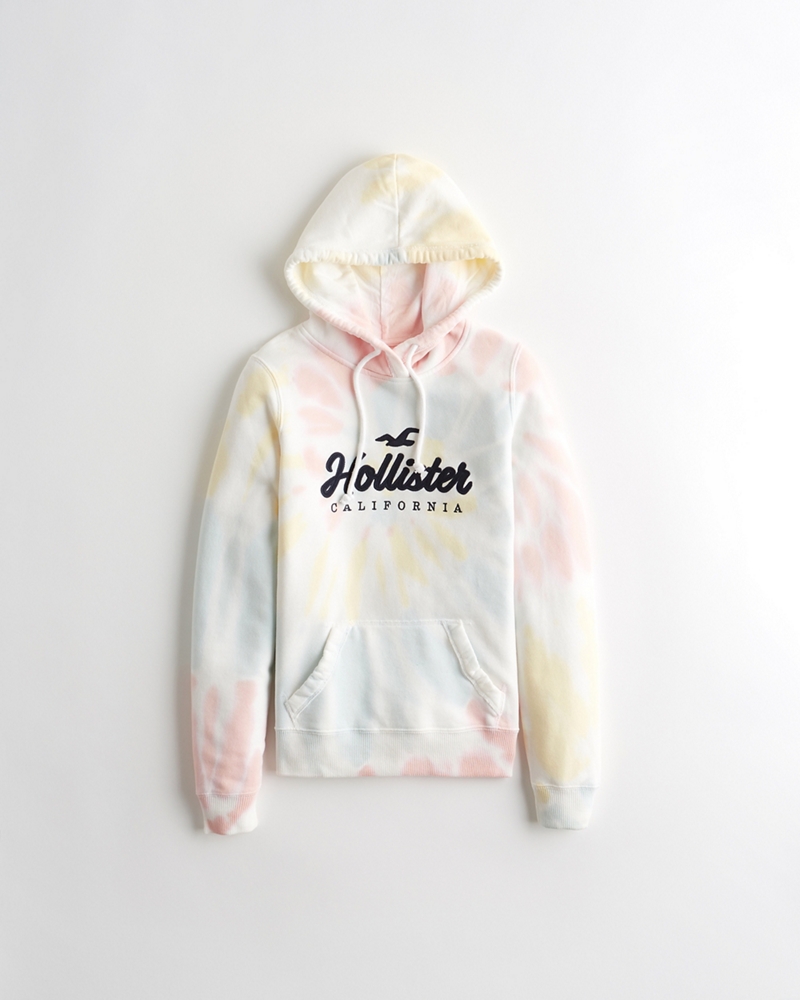 hollister hoodie tie dye