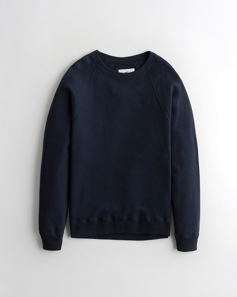 comfy terry crew sweatshirt