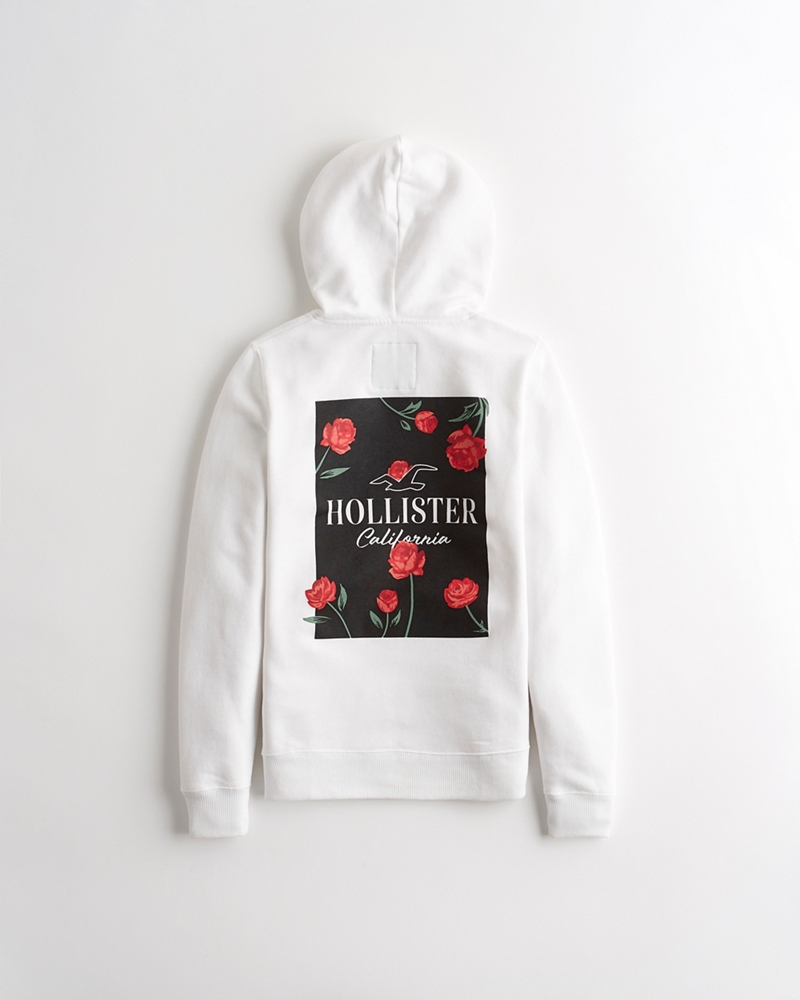 hollister floral hoodie