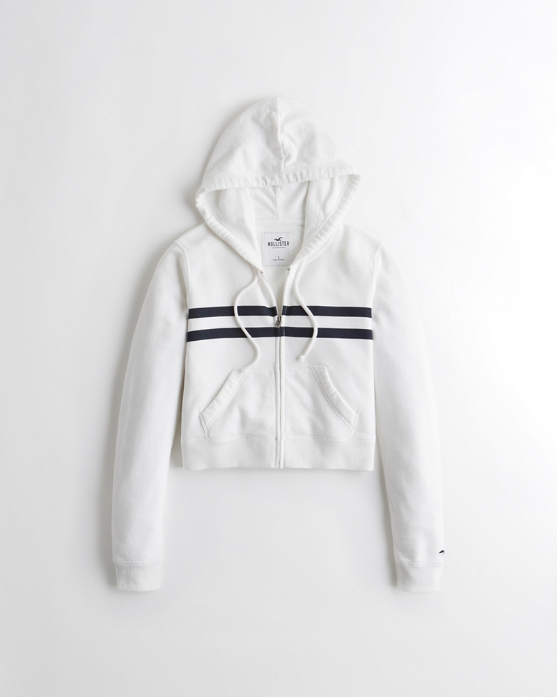 hollister black zip hoodie