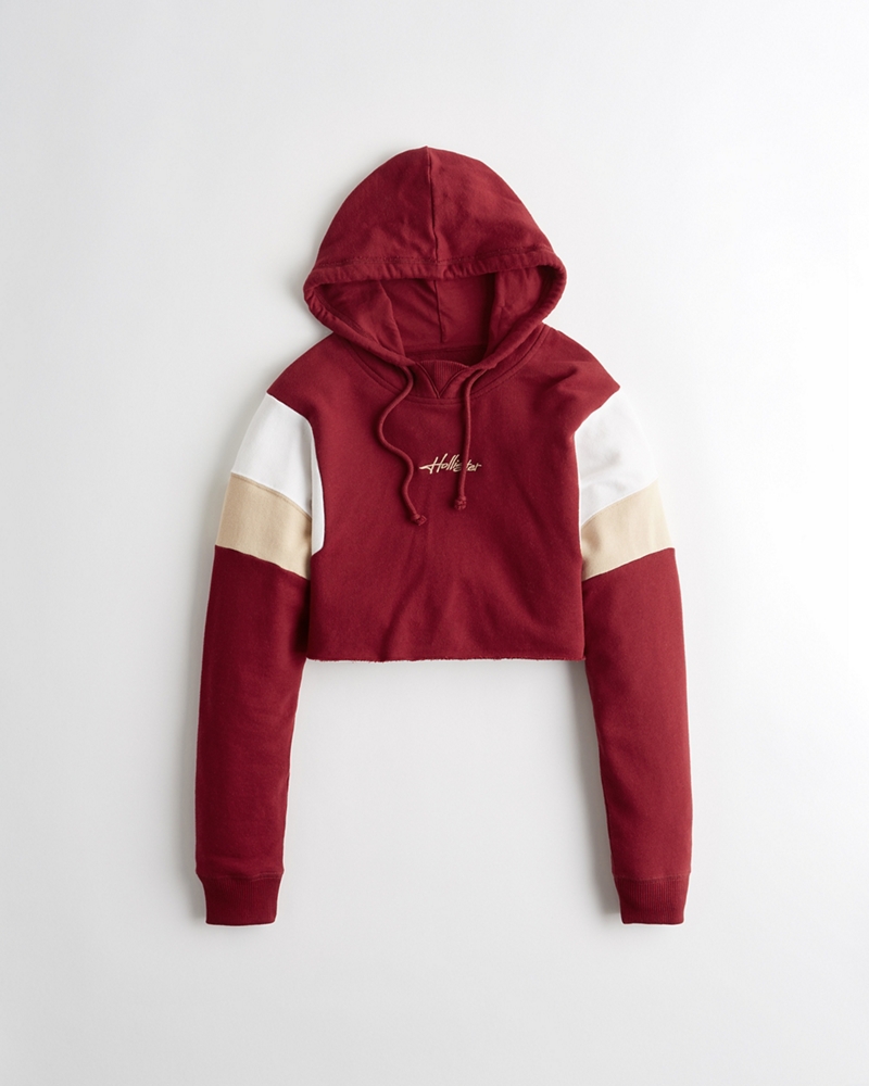 french terry fabric hoodie