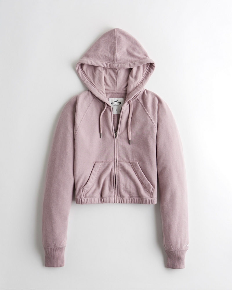 hollister full zip hoodie