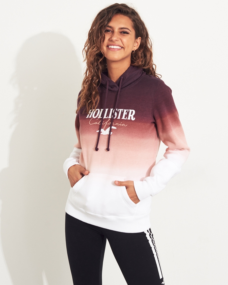 purple hollister hoodie