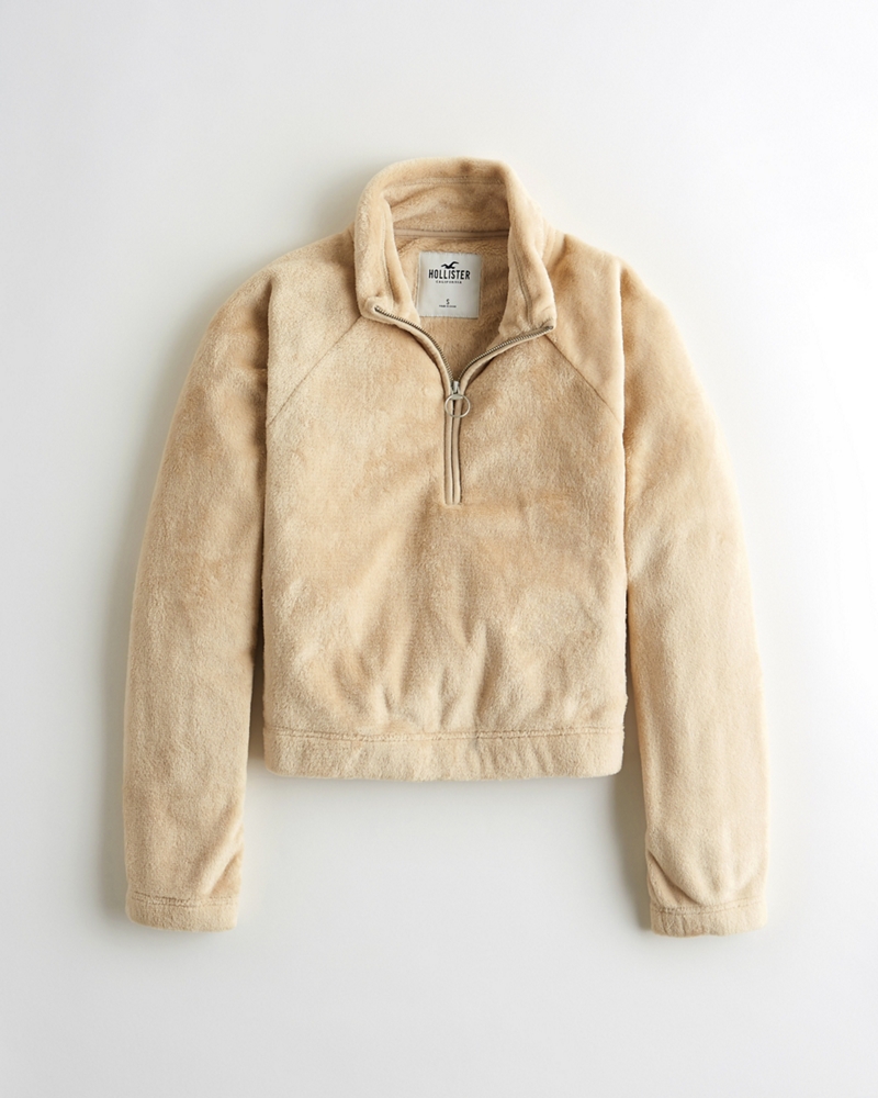 hollister half zip sweater