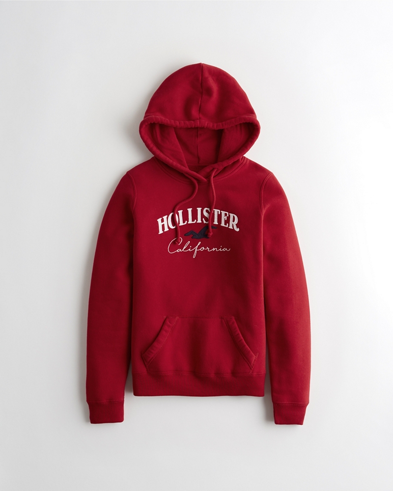 hollister red sweater