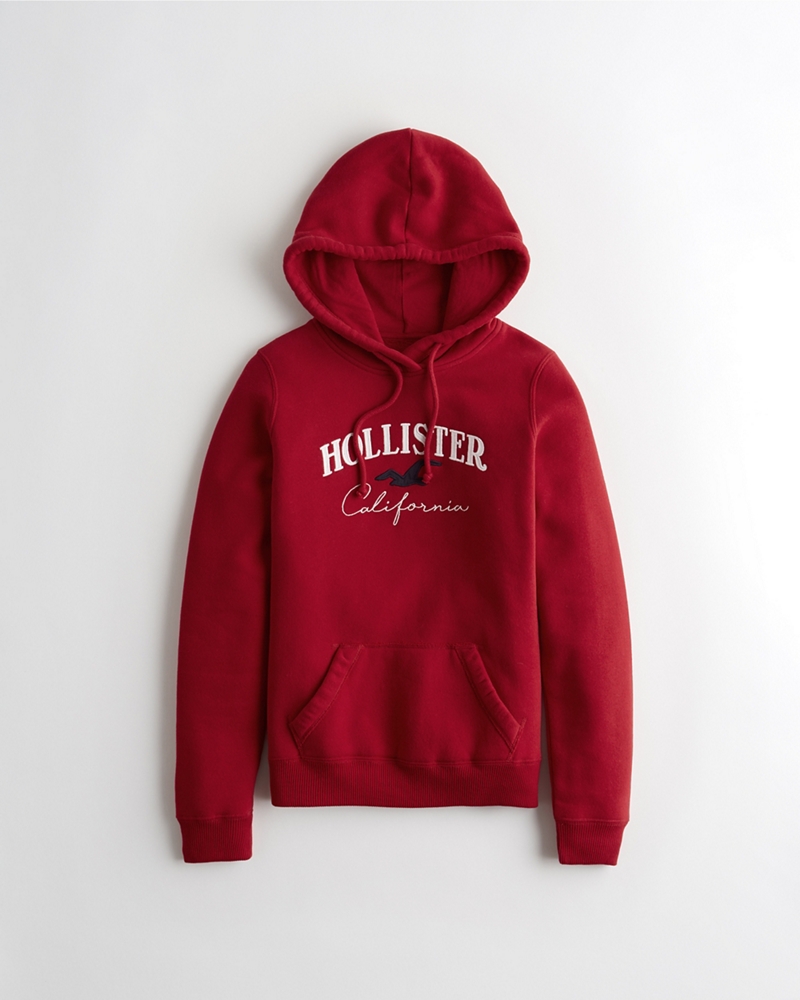 red hollister jumper