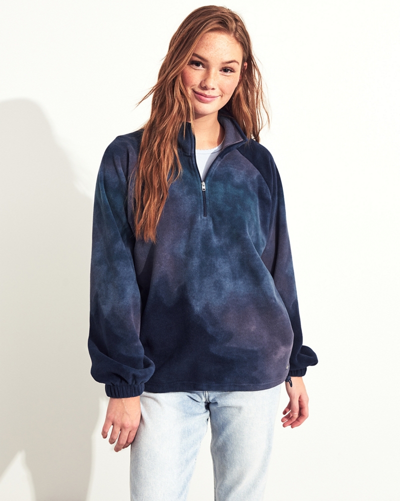 half zip sweatshirt hollister