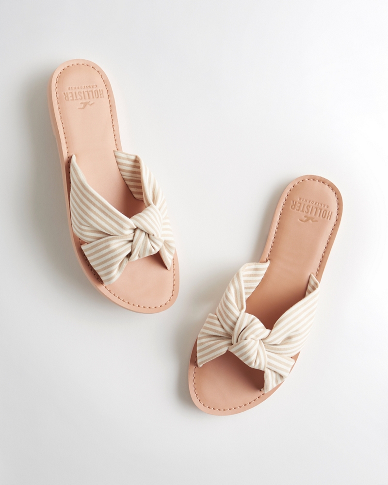 hollister slide sandals
