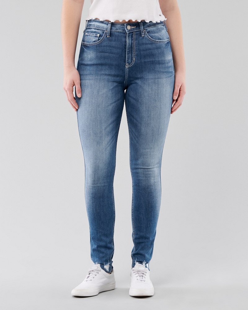 hollister super skinny high rise jeans