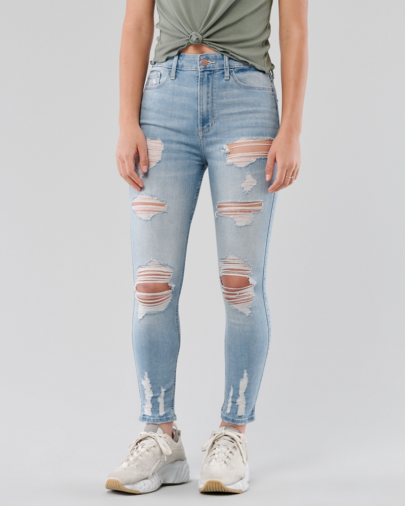 hollister girls skinny jeans