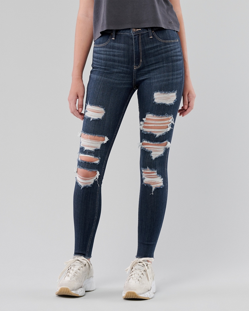 hollister high rise jean leggings