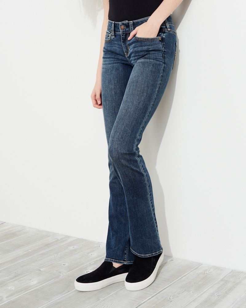high waisted bootcut jeans hollister