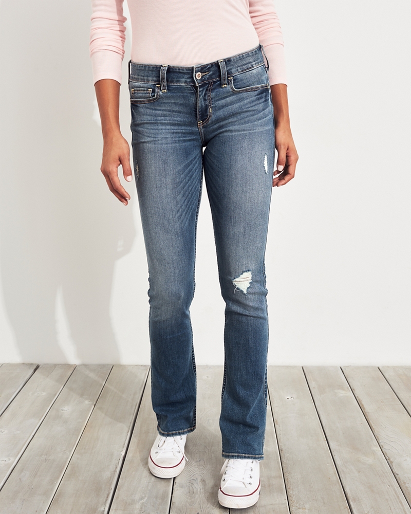 hollister womens bootcut jeans