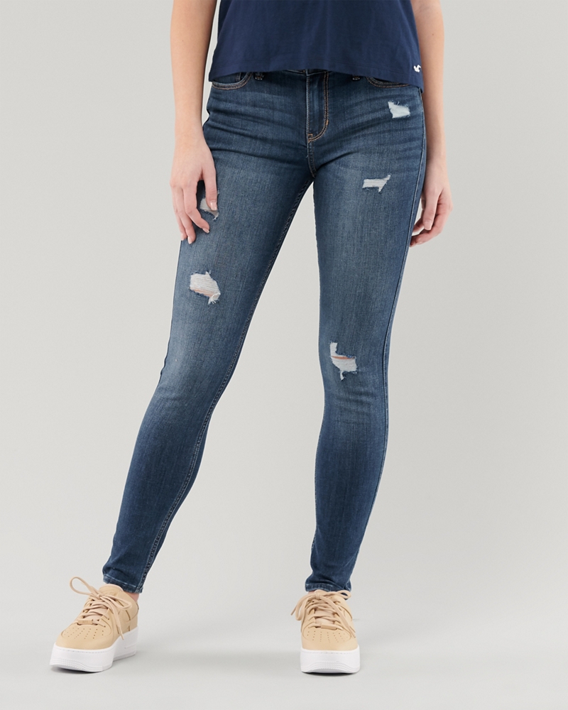 hollister jeans damen high waist