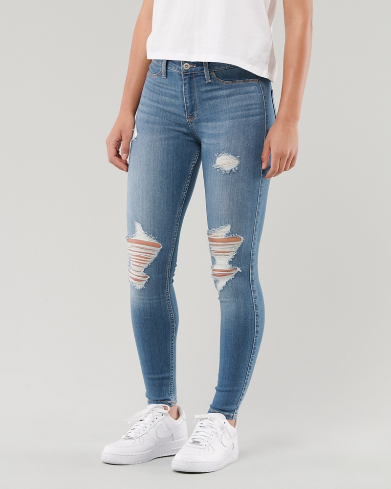 hollister low rise jean legging advanced stretch