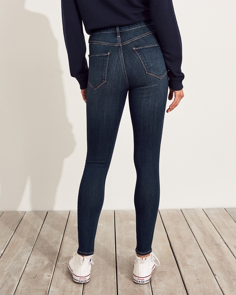 ultra high rise jean leggings hollister