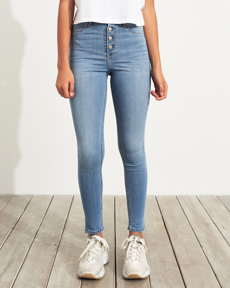 hollister ultra high rise jean leggings