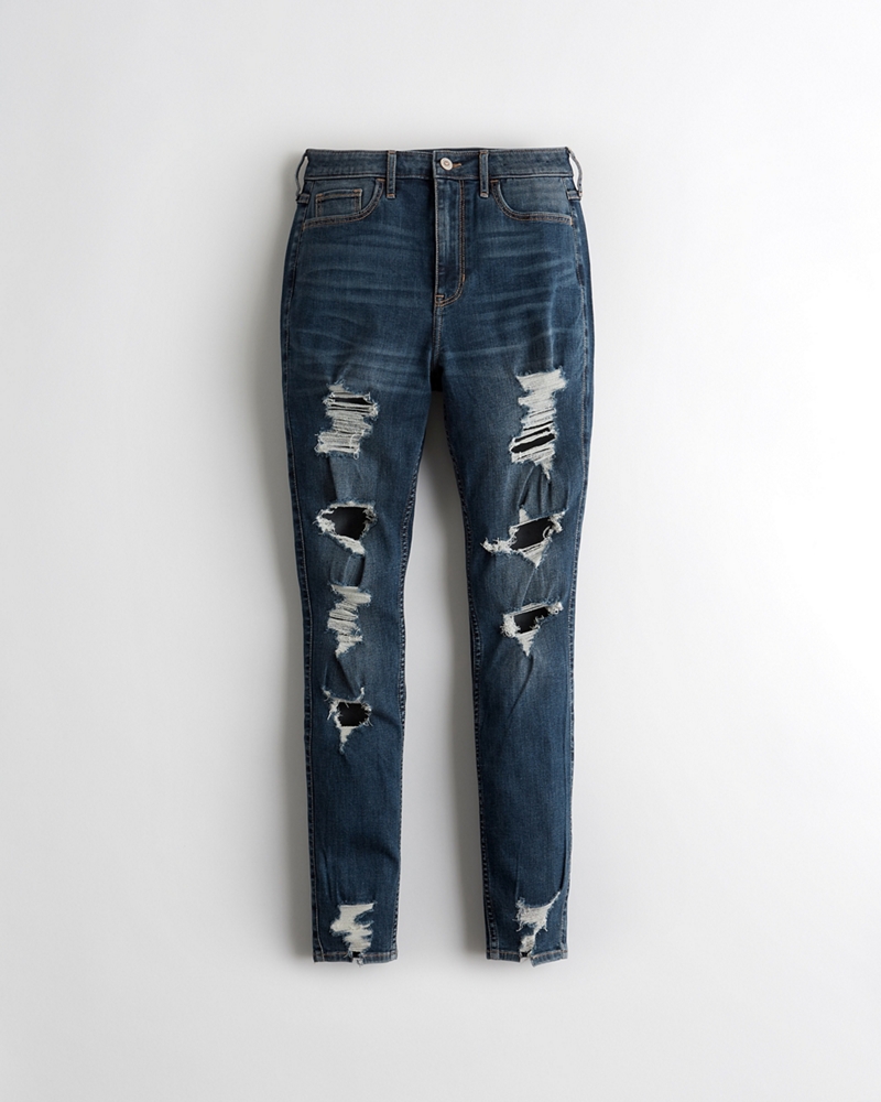 high rise super skinny jeans hollister