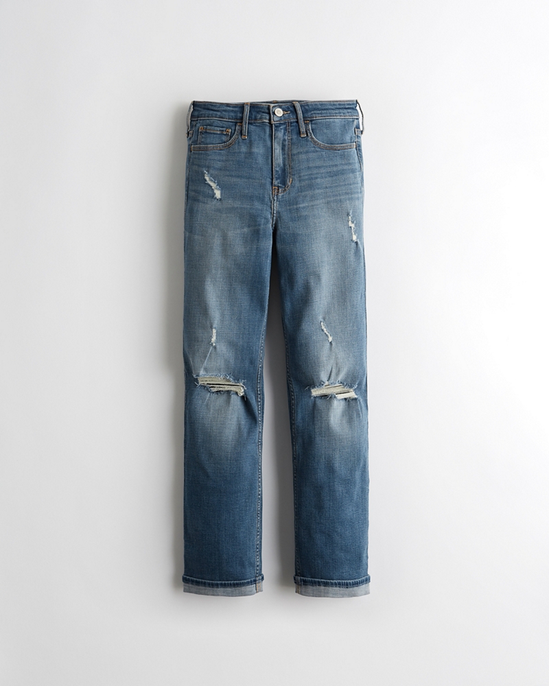 Girls Classic Stretch HighRise Slim Straight Jeans Girls Bottoms