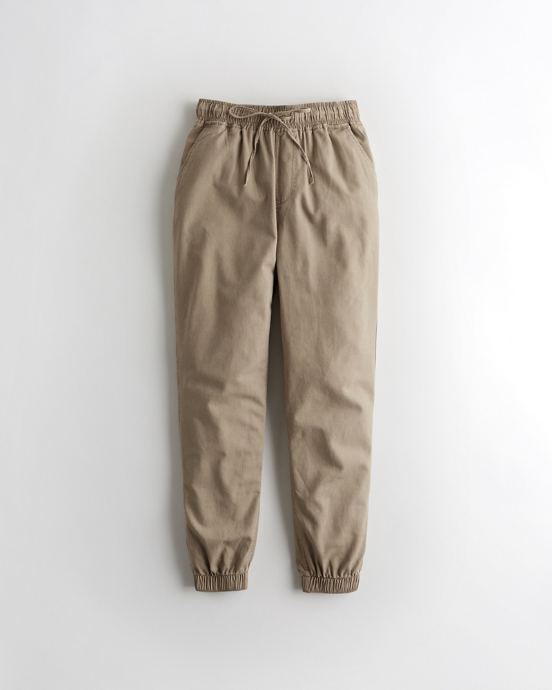 hollister woven crop slim pant