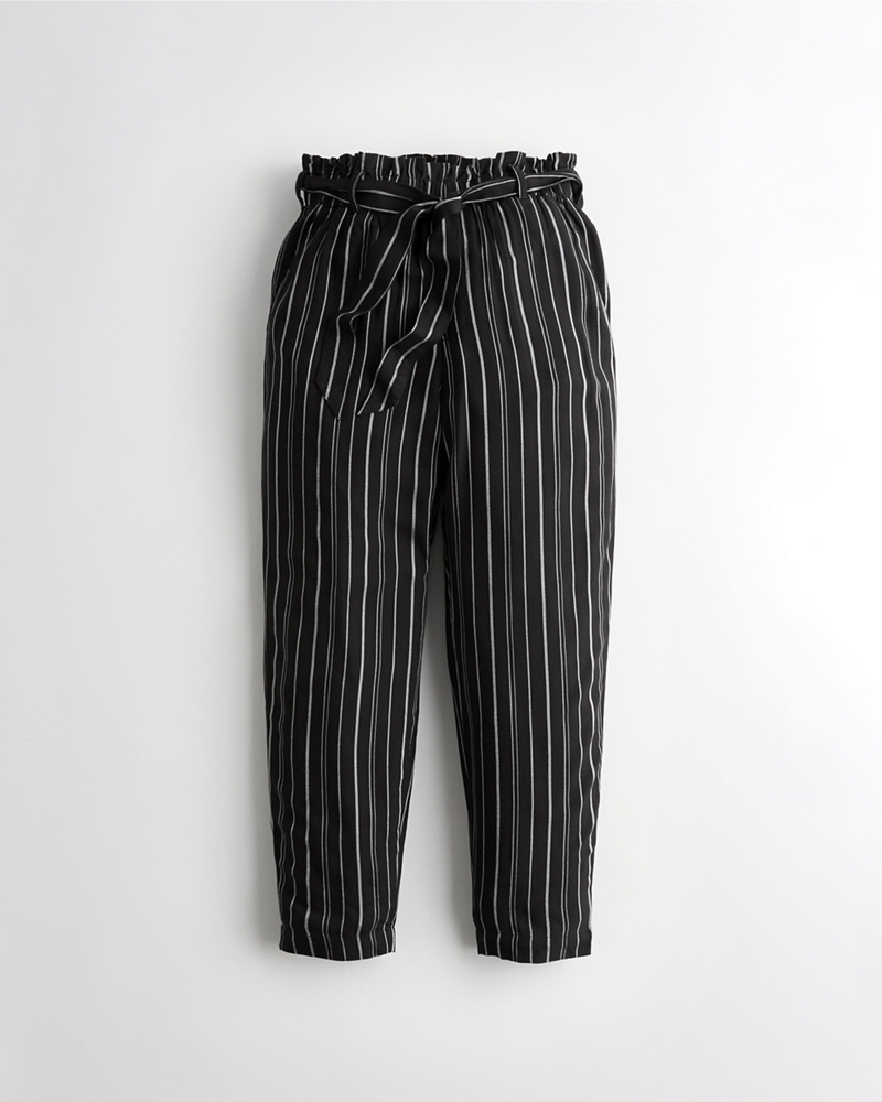 hollister woven crop slim pant