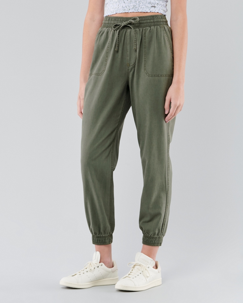 hollister khaki pants girls