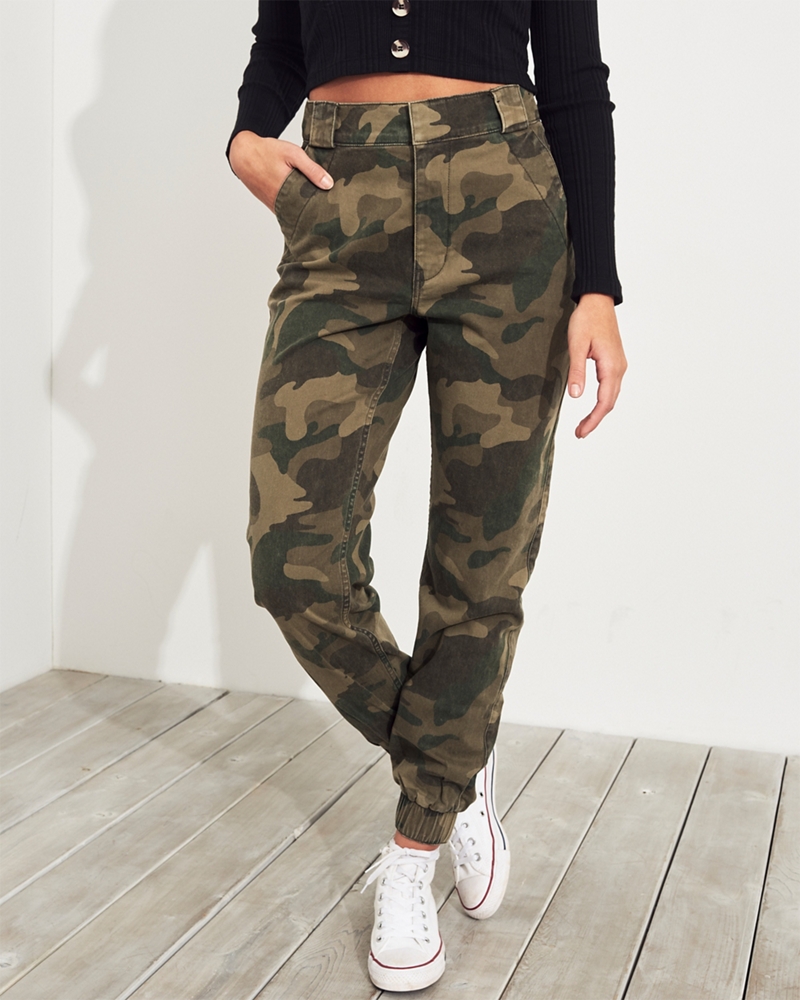 hollister high rise joggers