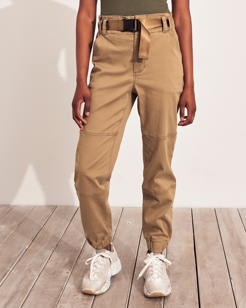 high rise joggers hollister