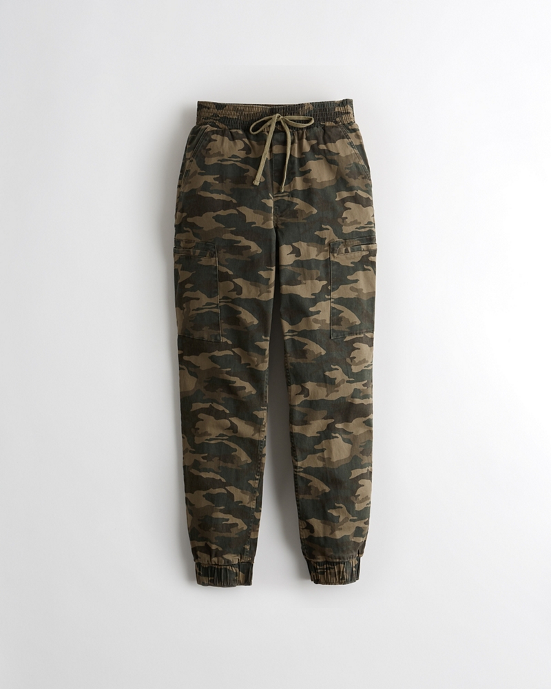 hollister camo joggers