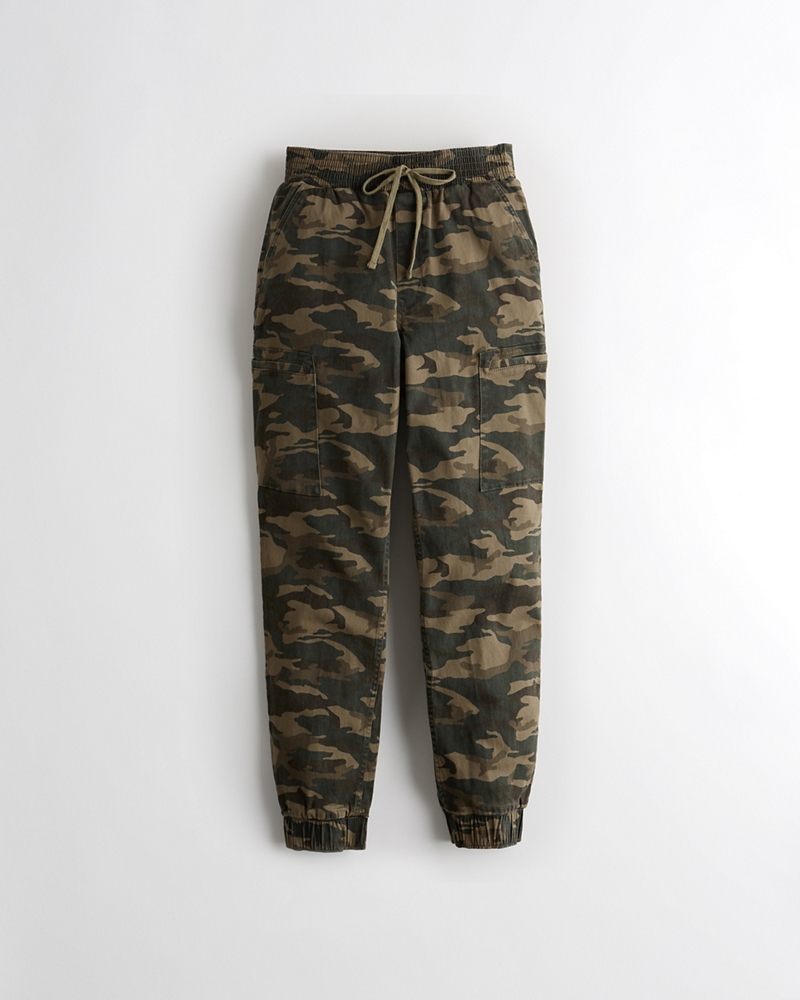 hollister army joggers