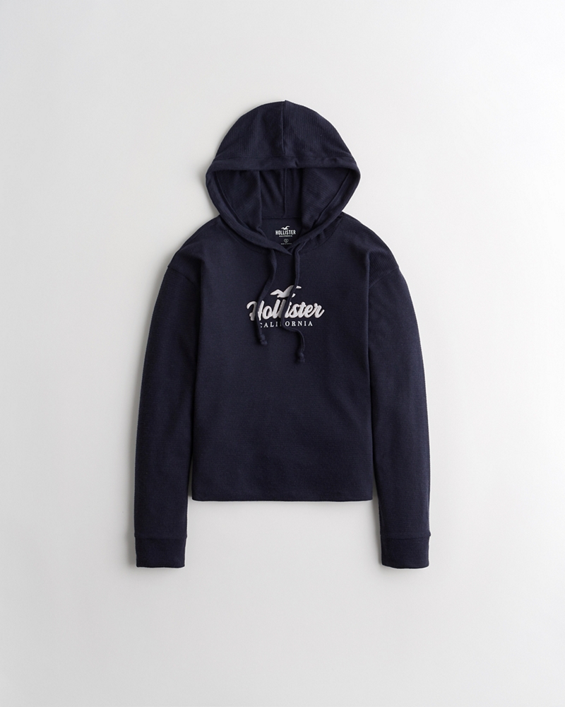 hollister hooded tee