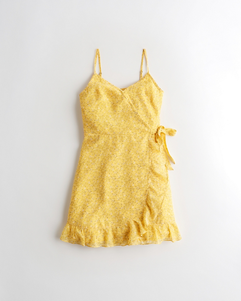 hollister yellow dress